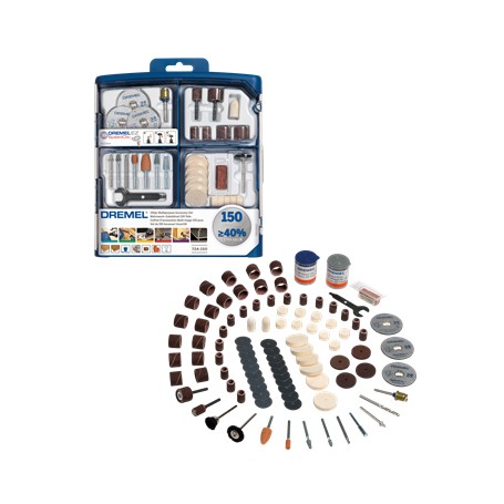 Dremel 2615S724JA fornitura per utensili rotanti per molatura/levigatura Ceramica, Vetro, Metallo, Plastica, Legno Set di access