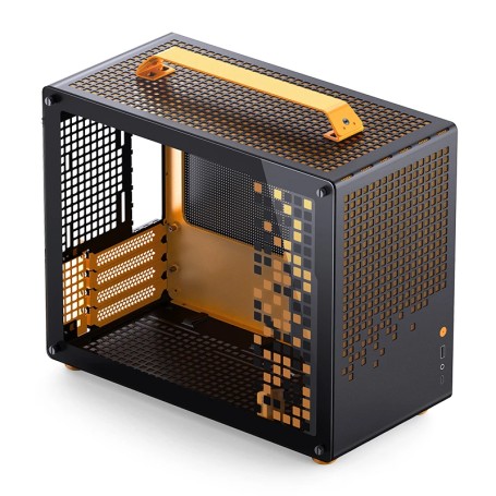 Jonsbo Z20 Orange/Black Mini Tower Nero, Arancione (Z20 BLACK-ORANGE)