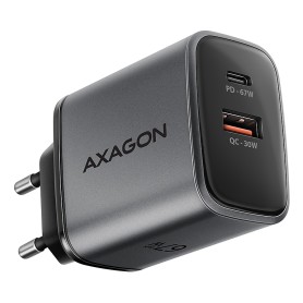 Axagon ACU-PQ67 Caricabatterie per dispositivi mobili Universale Nero, Grigio AC Ricarica rapida Interno