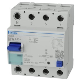 Doepke DFS 4 040-4/0,30-B+ interruttore automatico Dispositivo a corrente residua (09136895)