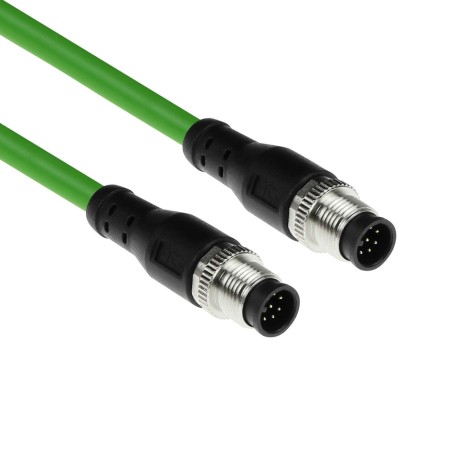 ACT SC3872 cavo per sensori e attuatori 10 m M12 Nero/Verde
