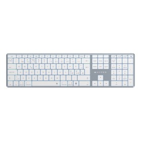 HYPER HS2310NO tastiera Casa/ufficio Bluetooth QWERTY Nordic Grigio
