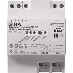 Gira KNX-Spannungsversorgung 160mA Drossel REG 212000 (212000)