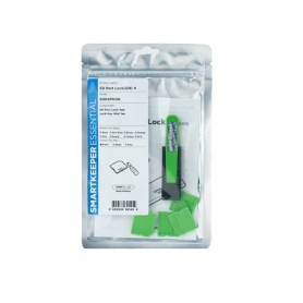 Smartkeeper SD04PKGN clip sicura Bloccaporte SD card Verde Plastica 1 pz