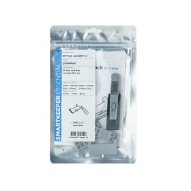 Smartkeeper CF04PKGY clip sicura Bloccaporte + chiave CompactFlash Grigio Plastica 1 pz