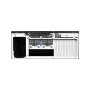 Chieftec UNC-411E-B computer case Supporto Nero, Argento 400 W (UNC-411E-B)