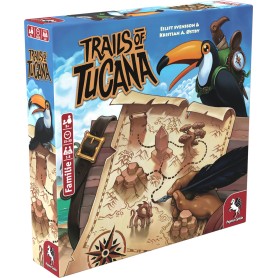 Pegasus Spiele 53150G gioco da tavolo Trails of Tucana 30 min Carta da gioco Viaggio/avventura