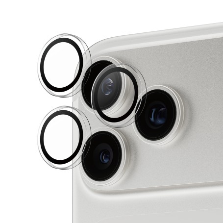 PanzerGlass ® Hoops® Trasparente Protezione Fotocamere iPhone 17 Pro | iPhone 17 Pro Max | iPhone 16 Pro | 16 Pro Max (PG38406)