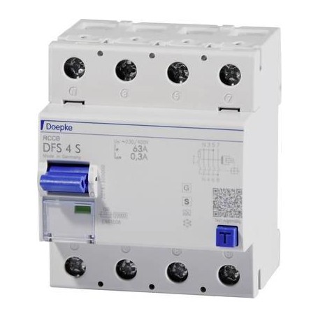 Doepke Schaltgeräte GmbH Fehlerstromschutzschalter DFS4 040-4/0.30-A S (DFS4040-4/0,30-AS) (09136905)