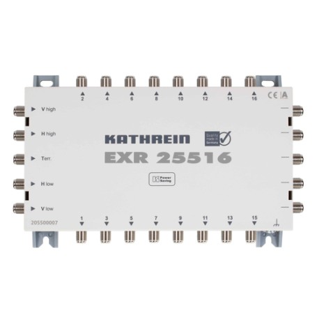 Kathrein EXR 25516 Kaskadierfähiger Multischalter Durchgang 5 auf 16 (205500007)