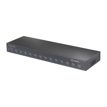 Renkforce 19" Rack Mount 13-Port USB 3.2 Gen 2 Hub 13 Port 3.2 2-Hub für (RF-6677282)