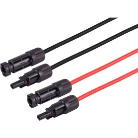 S/CONN maximum connectivity MC4 Verlängerung, 4mm², 2er Set rot/schwarz, 50m (02-325016)