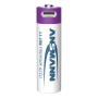 Li-Ion Akku Mignon AA Typ 2.000 (min. 1.800 mAh), 4er-Pack (wei/violett, 4x AA (Mignon), USB-C Ladeport) (1312-0036)