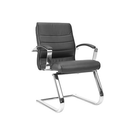 TOPSTAR Besucherstuhl TD Lux 15 8789A80 Leder schwarz (8789A80)