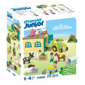 71656 Junior: Bauernhof-Abenteuer mit Traktor, Anhnger und tierischen Freunden