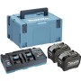 MAKITA 191Y97-1 - Power Source-Kit passend für XGT-Geräte (40V XGT Li-Ionen | bestehend aus 2x BL4080F Akku 8,0 Ah , DC40RB Do