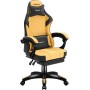 Huzaro Force 3.7 Gaming Stuhl Gelb - Ergonomisch bis 150 kg mit Fußstütze und Kissen (HZ-FORCE 3.7 YELLOW)