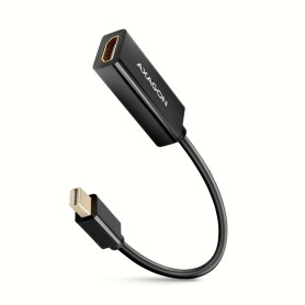 Axagon RVDM-HI14N cavo e adattatore video 0,15 m Mini DisplayPort HDMI Nero