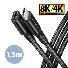 Axagon BUCM32-CF15AB cavo USB USB 3.2 Gen 2x2 1,5 m USB C Nero