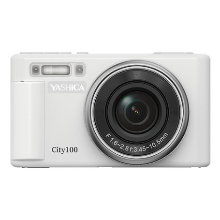 Yashica City 100 Fotocamera compatta 72 MP CMOS Argento, Bianco (YAS-DGC100-WH)