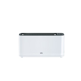 Braun HT3100WH tostapane 1 fetta/e 1000 W Nero, Bianco