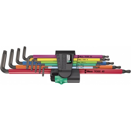 Winkelschlssel-Satz 967/9 TX XL Multicolour 1 (lang, mit Halteclip) (05024480001)