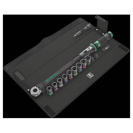Click-Torque C 3 Set 2 fr Betonverschraubung, 1/2" (schwarz/grn, 11-teilig, mit Umschaltknarre) (05075681001)