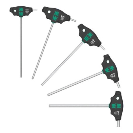 454/5 HF SHK Set 1 Quergriff-Schraubendreher, 5-teilig (schwarz/grn, mit Haltefunktion) (05136070001)