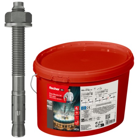 Fischer 568861 ancoraggio a vite e tassello 145 pz