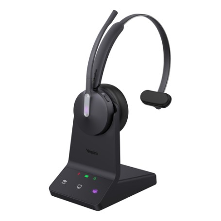 Yealink WH64 Mono Auricolare Wireless A Padiglione Ufficio USB tipo-C Bluetooth Nero (1208737)