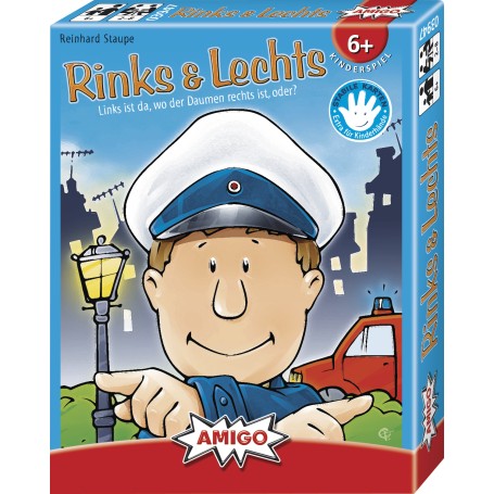 Amigo Rinks & Lechts 10 min Carta da gioco Concentrazione (03947)