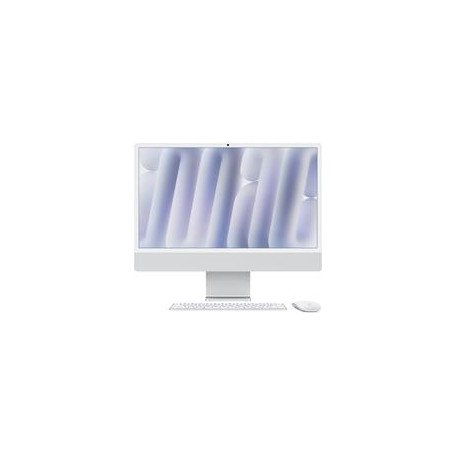 Apple iMac24" Silver/M4-8C-CPU 8C-GPU/16GB/512GB SSD/Key-Deutsch/MM2/1GB Ethernet (Z1E2_376_DE_CTO)