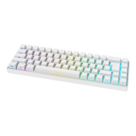Deltaco Gaming GAM-100-W-DE tastiera USB + RF Wireless + Bluetooth QWERTZ Tedesco Bianco