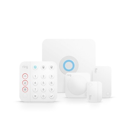 Ring Alarm Security Kit, 5 piece - 2nd Generation sistema di allarme di sicurezza Wi-Fi Bianco (4K11SZ-0EU0)