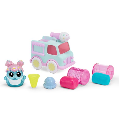 MGA Entertainment DohKins Ice Cream Truck & Baker Set da gioco in argilla da modellare 192 g Multicolore (123071-EUC)
