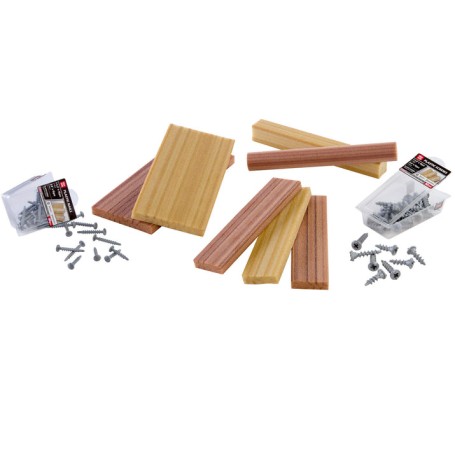 Little Tikes Creative Construction Wood, Nails and Screw Bundle (643927-EUC)