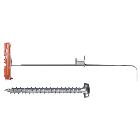 Fischer DUOTEC 10 S PH 25 pz Kit di gancio a vite e tasselli a muro 50 mm (539025)