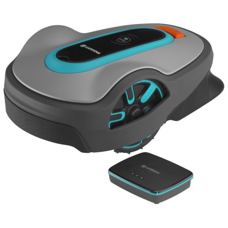 Gardena smart SILENO life Tagliaerba robotizzato Batteria Nero, Blu, Grigio (19704-60)
