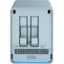 QNAP QMiroPlus-201W NAS Desktop Collegamento ethernet LAN Blu J4125 (QMIROPLUS-201W)