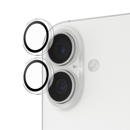PanzerGlass ® Hoops® Trasparente Protezione Fotocamere iPhone 17 | iPhone 16 | 16 Plus (PG75123)