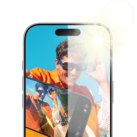 PanzerGlass ® Anti-Reflective Armor Vetro Temperato iPhone 17 | iPhone 16 Pro con EasyAligner (PG23154)