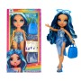 Rainbow High Swim & Style Fashion Doll- Skyler (Blue) (507307-EUC)