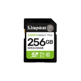 Kingston Technology 256GB SDXC Canvas Select Plus Gen3 150MB/s C10 UHS-I U1 V10 (SDS3/256GB)