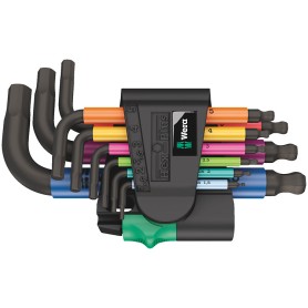 950/9 Hex-Plus Multicolour 2 Winkelschlsselsatz, 9-teilig (mit Halteclip, BlackLaser-Oberflche) (05133164001)