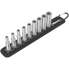 Belt A Deep 1 Steckschlsseleinsatz-Satz, 1/4" (schwarz, 9-teilig, lang) (05004525001)