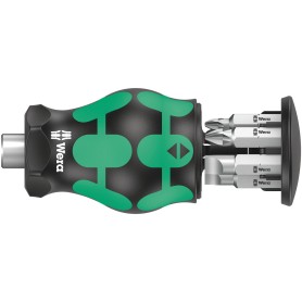 Kraftform Kompakt Stubby Magazin 4 Bit-Satz (schwarz/grn, 7-teilig) (05008877001)