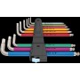 3950/9 Hex-Plus Multicolour Imperial Stainless 1 Winkelschlsselsatz (schwarz, 9-teilig, zllig, mit Halteclip) (05022860001)