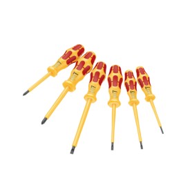 1060 i/1062 i/6 Schraubendrehersatz Kraftform VDE (gelb/rot, 6-teilig, Black Point Spitze) (05051575001)