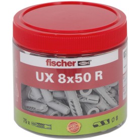 Universaldbel UX 8x50 R (hellgrau, 75 Stck) (531026)