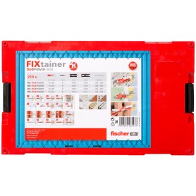 FixTainer-DUOPOWER kurz / lang NV (hellgrau/rot, 210-teilig) (541105)